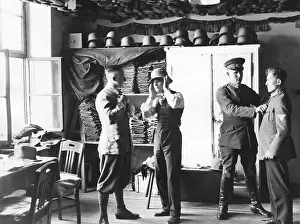 Fatigue: Outfitting of recruits, circa 1931