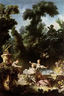 1770s: Outrunning Love, by Fragonard