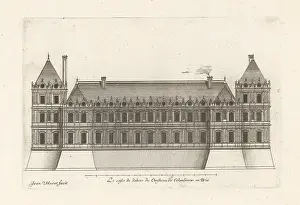 Brie: The outside of the Chateau de Colombieres, Brie