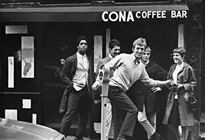 Twist: Outside the Cona Coffee Bar - Manchester