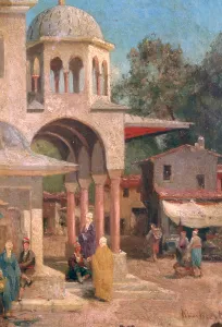 Germain: Outside the Mosque Artist: Germain Fabien Brest
