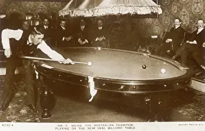 Billiards: Oval Billiard Table