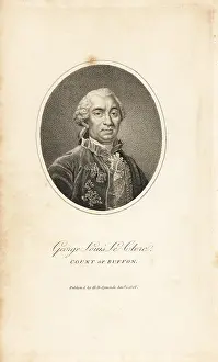 Barrs Buffon: Oval portrait of George Louis Le Clerc, Count of Buffon