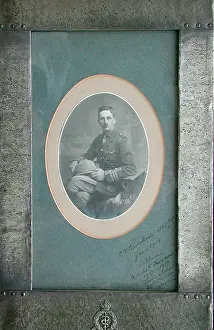 Oval portrait of Lieutenant Colonel C V Bulstrode