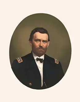 Respect: Oval portrait of Major General Ulysses S