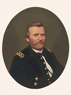 Respect: Oval portrait of Major General Ulysses S