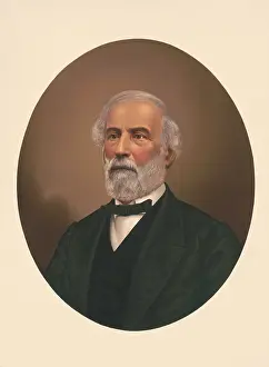 Blazer: Oval portrait of Robert E. Lee, circa 1865-1870