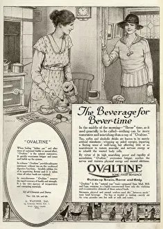 Elevenses: Ovaltine advertisement, 1919