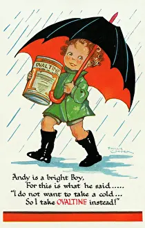 Brolly: Ovaltine in rainy weather