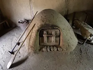 Haithabu: Oven, Viking Museum Haithabu, Hedeby, Germany