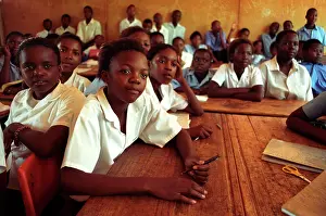 Limpopo: Overcrowded class at the Makhutshitsa High School