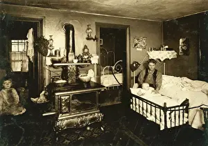 Rent: Overcrowded home of workers in cotton mill, Olneyville, Prov