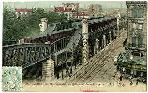 Brasserie: Overground Metro, Boulevard de la Chapelle, Paris, France