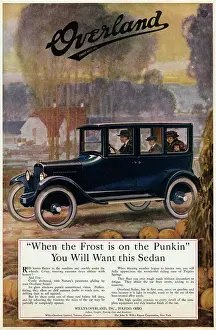 Sheltered: OVERLAND ADVERT 1920