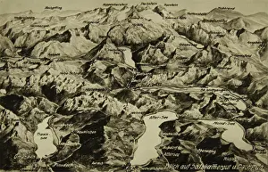 Dachstein: Overlooking Salzkammergut and Dachstein from