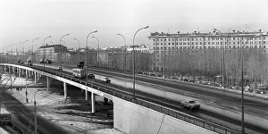 Prospekt: Overpass in Ryazansky Prospekt, 1982