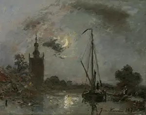 Impressionistic: Overschie in the Moonlight