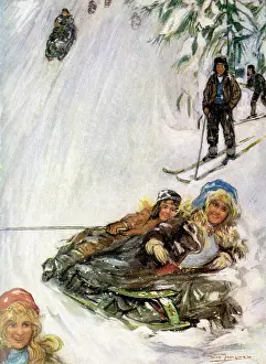 Sideways: Overturned Sledge 1905