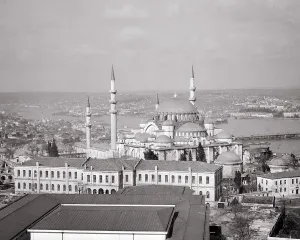 Bosporus: Overview Minarets of the Suleymaniye Mosque Built