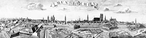Hofgarten: Overview of Munich, 1700