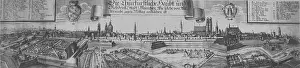 Hofgarten: Overview of Munich, 1700