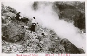 Boils: Owakudani - Hakone National Park, Japan - Boiling Waters