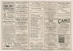 Commencing: Oxford Music Hall - 1893