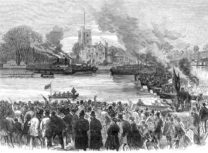 Putney: OXFORD V CAMBRIDGE 1869
