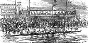 Putney: OXFORD V CAMBRIDGE 1877