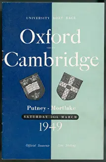 Mortlake: OXFORD V CAMBRIDGE 1949