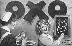 Rationed: Oxo advertisement, WW1