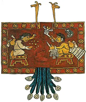 Calendars: Oxomoxo and Cipactonal, Aztec Adam and Eve, Codex Borbonicus
