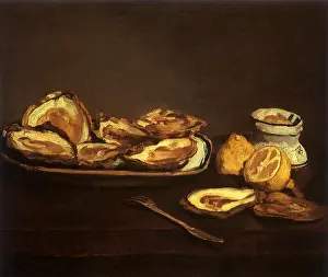 Oysters: Oysters, by Manet