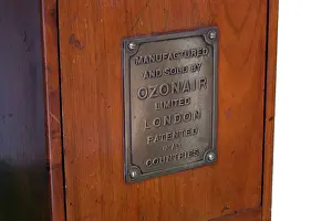 Signage: Ozonair old fashioned air conditioner. Original sign