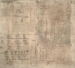 Mexica: Oztoticpac Lands Map, 1540s