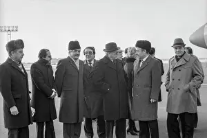Demichev: P. N. Demichev visiting Algeria