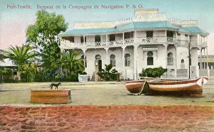 Suez: P. & O. Steam Navigation Company Office in Suez, Egypt