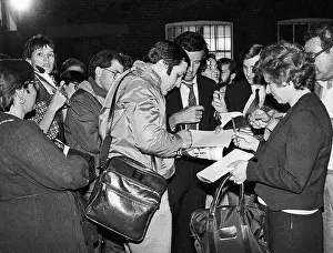 Autographing: Paata Burchuladze, 1984