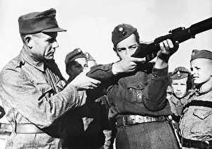 Paavo Nurmi as sergeant, 1941
