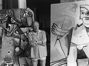 Mougins: Pablo Picasso in his studio in Mougins