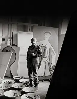 Californie: Pablo Picasso in his villa