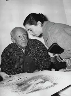 Roque: Pablo Picasso and his wife Jacqueline