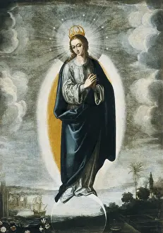 Sevillian: PACHECO, Francisco (1564-1654). Immaculate Conception