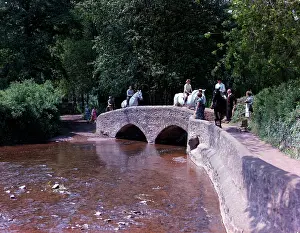 Dunster: The Pack Horse Bridge, Dunster