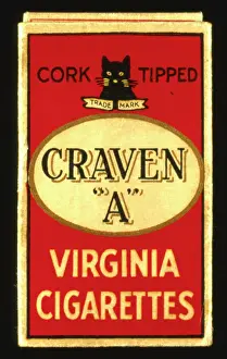 Craven: Package design, Craven A Virginia cigarettes