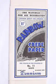 Dennison: Packaging for Dennison rainbow crepe paper
