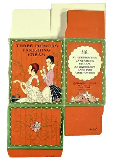 Vanishing: Packaging design for Three Flowers Vanishing Cream