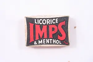 Imps: Packaging for licorice and menthol Imp sweets