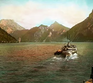 Salzkammergut: Paddle steamer