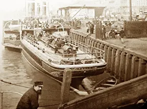 Broomielaw: Paddle steamer Eagle, Broomielaw, Glasgow, Scotland